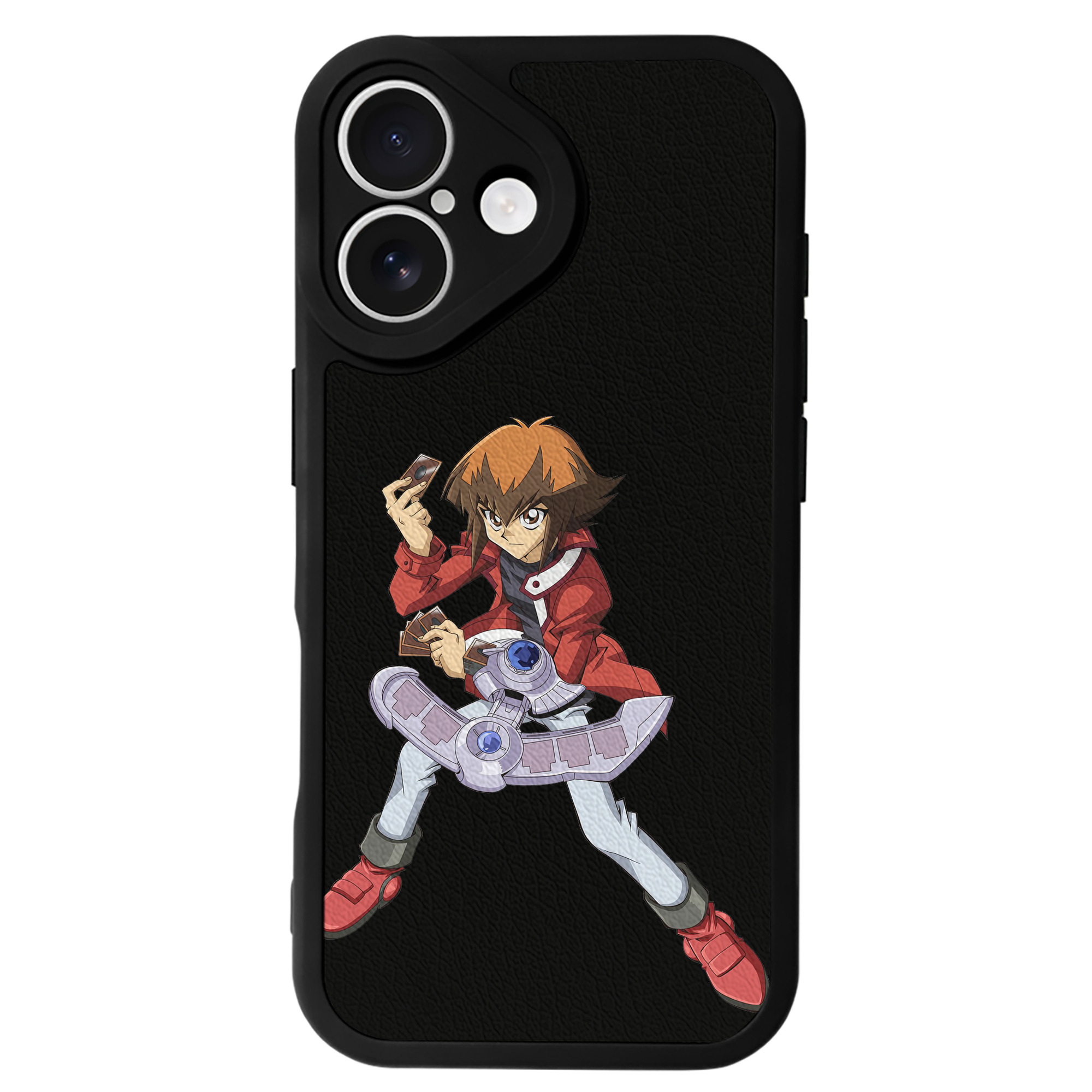 遊☆戯☆王 Yu-Gi-Oh! 【iPhone 16シリーズ対応】シリコンスマホケース（レザー調） 材質：シリコン